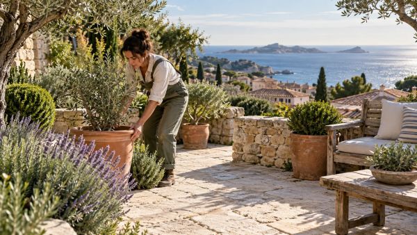 Les meilleures solutions d'aménagement extérieur par un jardinier à Marseille