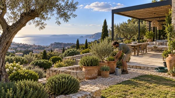 Les meilleures solutions d'aménagement extérieur par un jardinier à Marseille